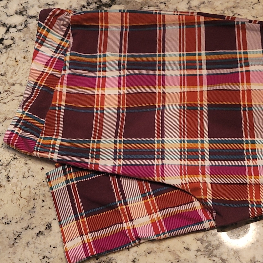Plaid leggings